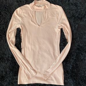 Light Pink Long Sleeve Shirt Hollister